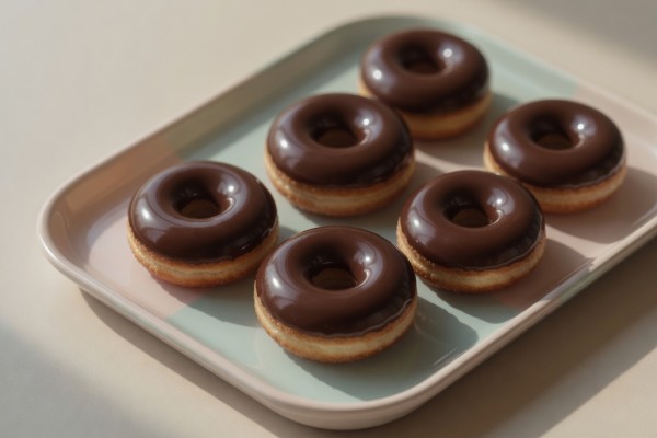 Donuts με Επικάλυψη Σοκολάτας Κατεψυγμένα Χονδρική