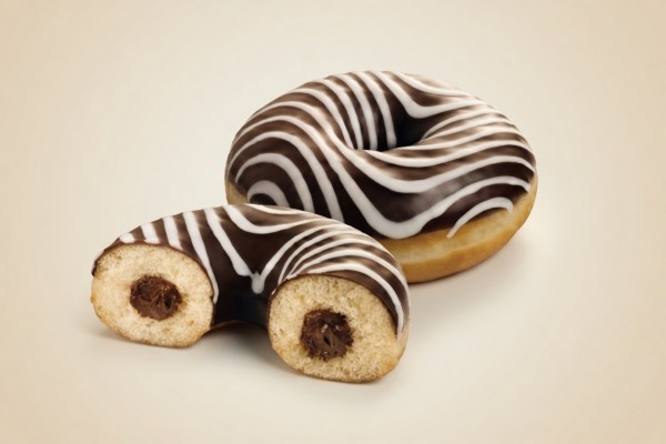 Donut με Γέμιση Κρέμα Σοκολάτα Χονδρικής
