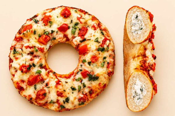 Pizza Donut Γεμιστό Τομάτα Βασιλικός Χονδρική