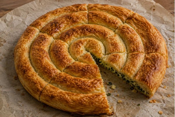 Ταψί Χωριάτικη Με Σπανάκι-Τυρί Στρογγυλό 2,2kg Χονδρική Ταψί Χωριάτικη Με Σπανάκι-Τυρί Στρογγυλό 2,2kg Χονδρική