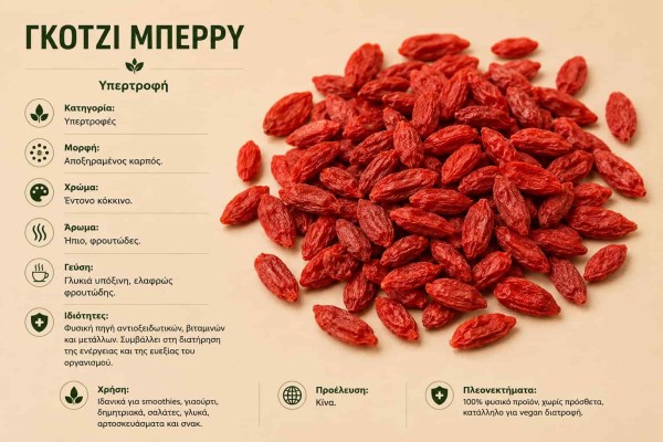 Γκότζι Μπέρρυ Goji Berries Χονδρικής Γκότζι Μπέρρυ Goji Berries Χονδρικής