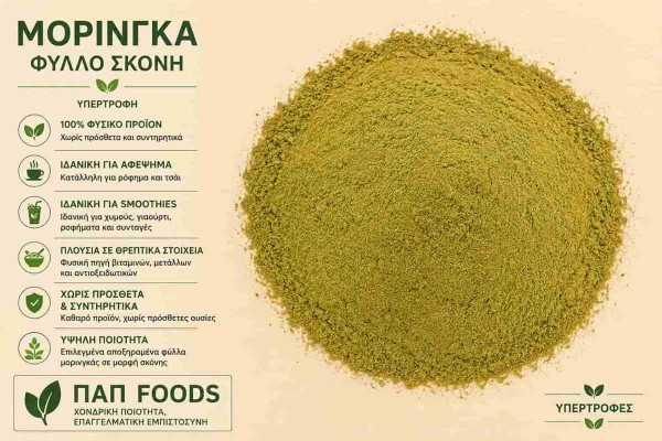 Μορίνγκα Φύλλο Σκόνη Moringa Leaf Powder Χονδρικής Μορίνγκα Φύλλο Σκόνη Moringa Leaf Powder Χονδρικής
