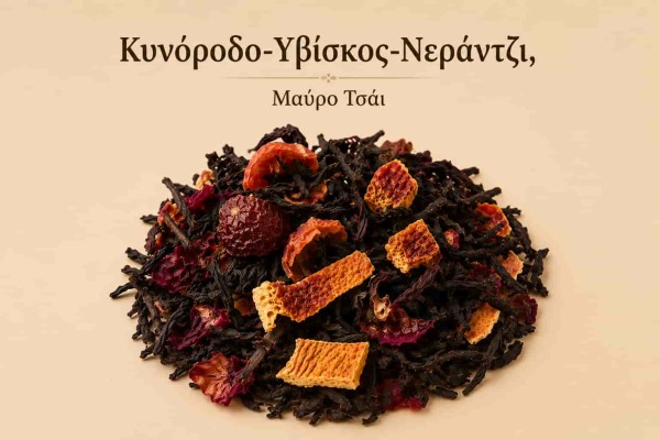 Μαύρο Τσάι Κυνόροδο Υβίσκος Νεράντζι Χονδρικής