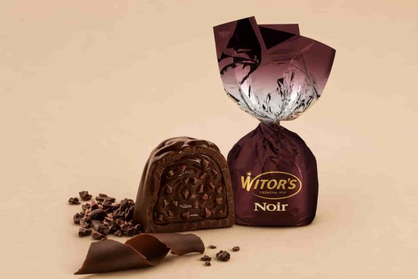 Witor’s Noir Σοκολατάκια Υγείας με Κρέμα Κακάο και Καραμελωμένους Κόκκους Κακάο Χονδρικής