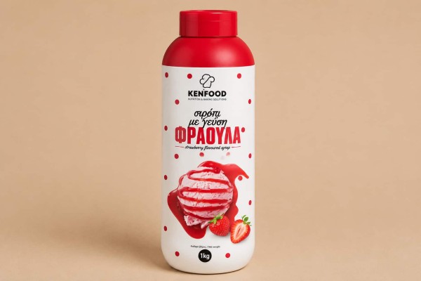 Σιρόπι με Γεύση Φράουλα Χονδρικής