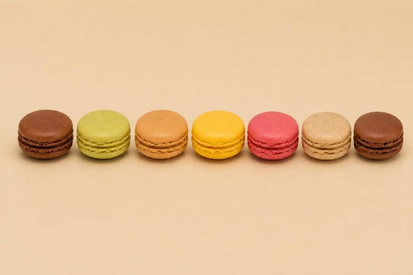 Parisien Μινιόν Macaron Κελύφη Ø35mm 8 Χρώματα 440τμχ Χονδρική