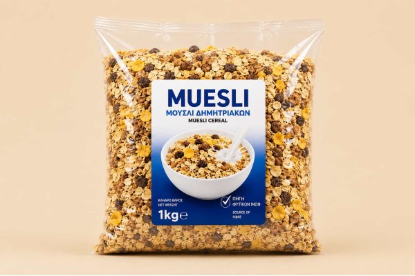 Μούσλι με Δημητριακά 1Kg Χονδρική