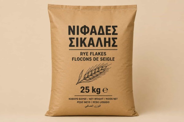 Νιφάδες Σικάλης Σακί 25Kg Χονδρική