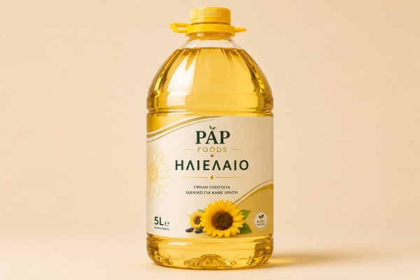 Ηλιέλαιο 1L, 5L & 10L Χονδρικής