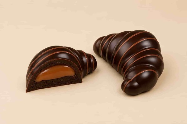 Visso Croissant Dark Salted Caramel Σοκολατάκια Υγείας με Αλατισμένη Καραμέλα Χονδρικής