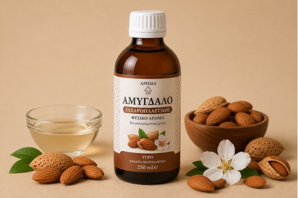 Άρωμα αμυγδάλου υγρό ζαχαροπλαστικής 250ml χονδρική - ΠΑΠ FOODS
