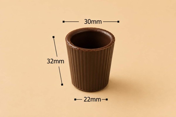 Κελύφη Σοκολάτας Mini Cups Μαύρης (176τμχ)