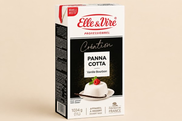 Έτοιμη Κρέμα Πανακότα & Μους Elle & Vire UHT 12L