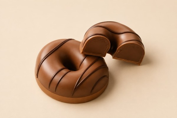 Visso Choco Donuts Πραλίνα Milk Σοκολατάκια Γάλακτος με Πραλίνα Φουντουκιού Χονδρικής Visso Choco Donuts Πραλίνα Milk Σοκολατάκια Γάλακτος με Πραλίνα Φουντουκιού Χονδρικής