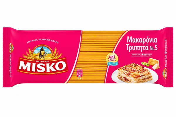  Μακαρόνια Νο 5 500gr Ζυμαρικα