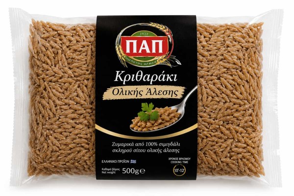 Κριθαρακι Ολικης Αλεσης 500 Γρμ