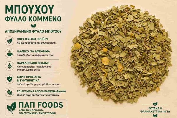 Μπούχου Βότανο Φύλλο Κομμένο Buchu Leaf Cut Χονδρικής Μπούχου Βότανο Φύλλο Κομμένο Buchu Leaf Cut Χονδρικής