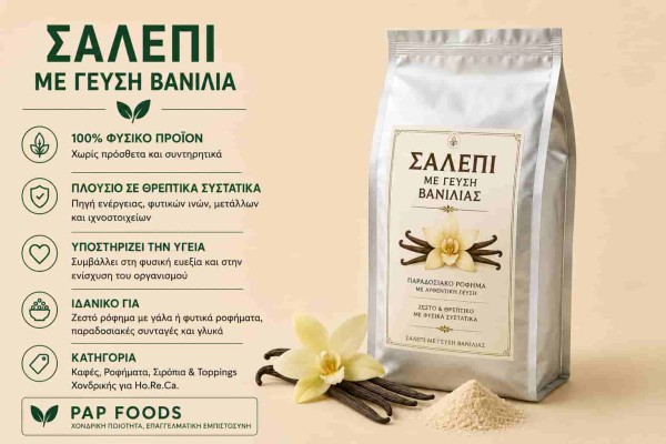 Σαλέπι με Γεύση Βανίλια Vanilla Salep Χονδρικής Σαλέπι με Γεύση Βανίλια Vanilla Salep Χονδρικής