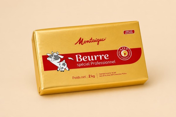 Βούτυρο AOP Γαλλίας Πλάκες 2kg Laiterie de Montaigu