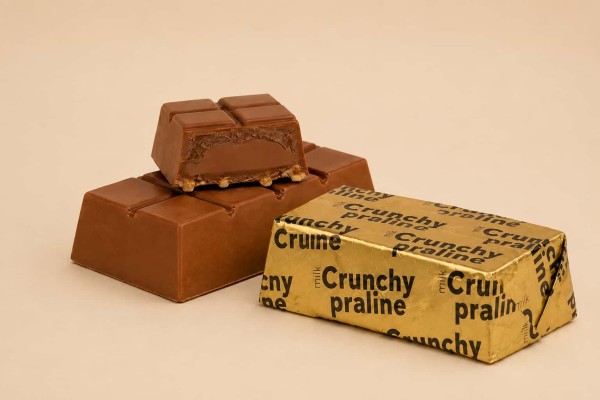 Κέρασμα Crunchy Praline Milk με Πραλίνα Φουντουκιού και Croquant Φιστικιού Χονδρικής
