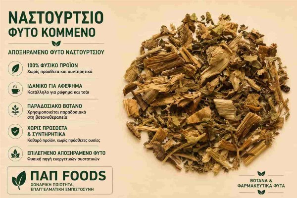 Ναστούρτσιο Βότανο Κομμένο Nasturtium Herb Cut Χονδρικής Ναστούρτσιο Βότανο Κομμένο Nasturtium Herb Cut Χονδρικής