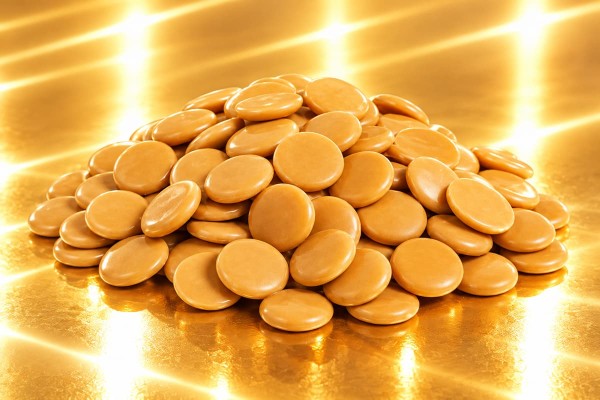 Caramel Gold Καραμελωμένη Λευκή Κουβερτούρα Χονδρικής
