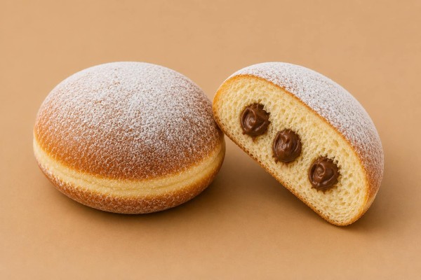 Donut Πραλίνας με Ζάχαρη Άχνη Χονδρικής Donut Πραλίνας με Ζάχαρη Άχνη Χονδρικής