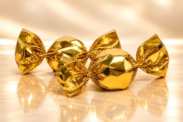 Crispo Praline Δίφουντο Χρυσό Σοκολατάκια Γάλακτος με Κρέμα Φουντουκιού και Δημητριακά Χονδρικής