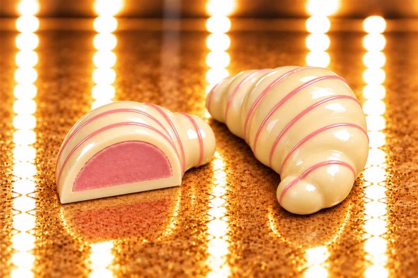 Visso Croissant White Strawberry Σοκολατάκια Λευκής Σοκολάτας με Κρέμα Φράουλας Χονδρικής