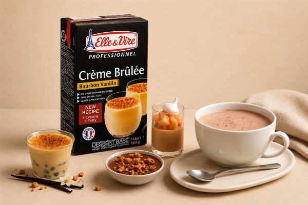 Έτοιμη Κρέμα Crème Brûlée & Μους UHT 12L Χονδρικής