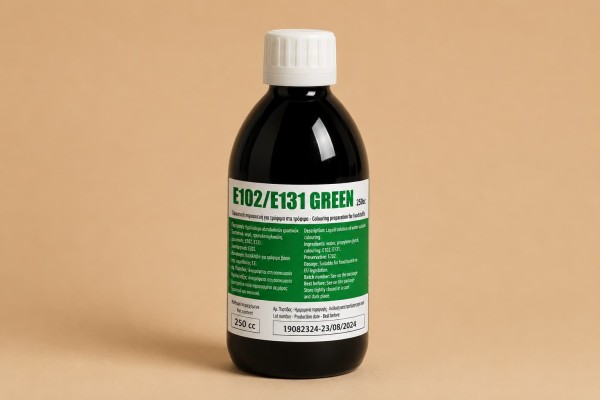 Χρώμα Ζαχαροπλαστικής Πράσινο E102/E131 250ml Χονδρικής