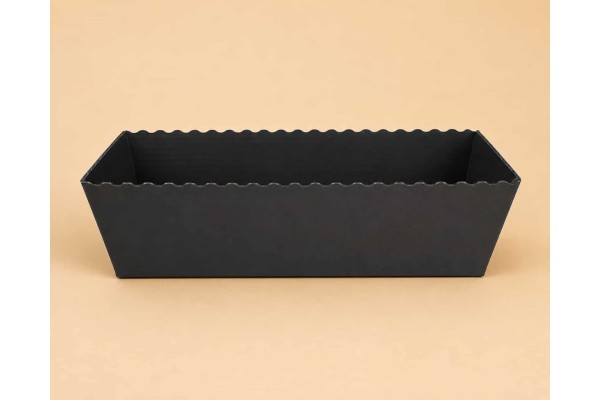  Xάρτινη φόρμα για κέικ Easy wave μαύρη 202x68x62mm  MC-060 