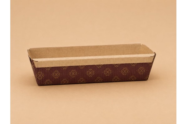 Φόρμα χάρτινη Plum cake | 200 x 65 x 50 mm  MC-006