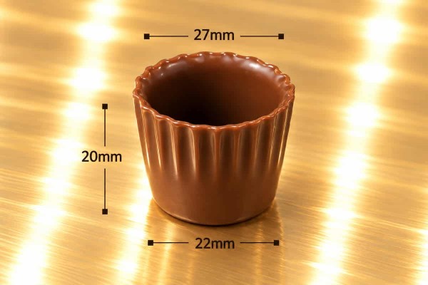 Κελύφη Σοκολάτας Micro Cups Γάλακτος 264τμχ Χονδρικής