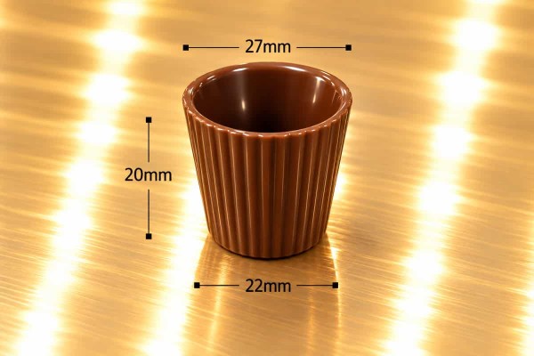 Κελύφη Σοκολάτας Mini Cups Γάλακτος 176τμχ Χονδρικής