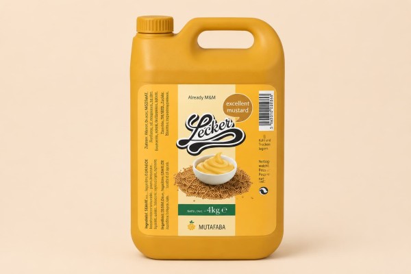Μουστάρδα Lecker Μπιτόνι 4kg Χονδρική