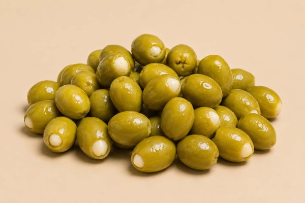 Ελιές Πράσινες Γεμιστές με Αμύγδαλο 5kg Χονδρική