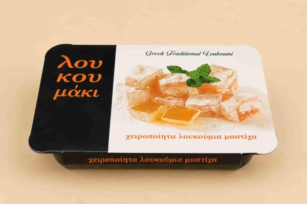 Λουκούμια Μαστίχα σε Σκαφάκι 500gr Χονδρική Λουκούμια Μαστίχα σε Σκαφάκι 500gr Χονδρική