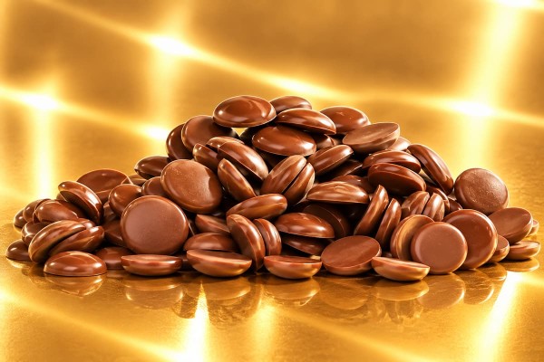 Σοκολάτα Γάλακτος Honey Μέλι Αρωματισμένη Κουβερτούρα Χονδρικής Σοκολάτα Γάλακτος Honey Μέλι Αρωματισμένη Κουβερτούρα Χονδρικής