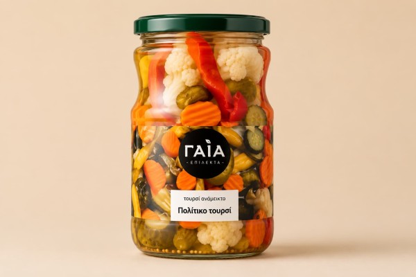 Τουρσί Πίκλες 720ml 12 Τεμ Χονδρική