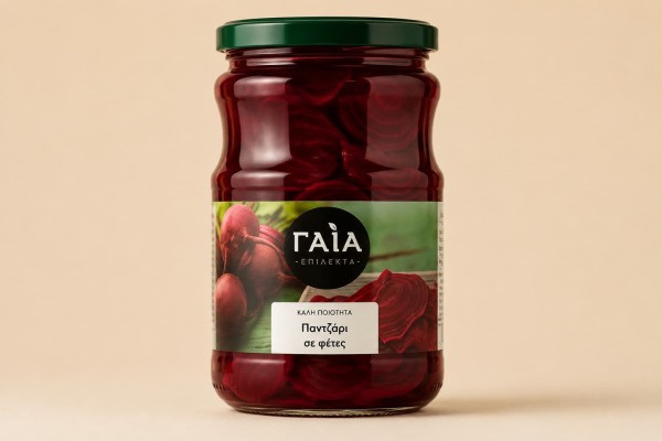 Παντζάρι σε Φέτες 720ml 12 Τεμ Χονδρική