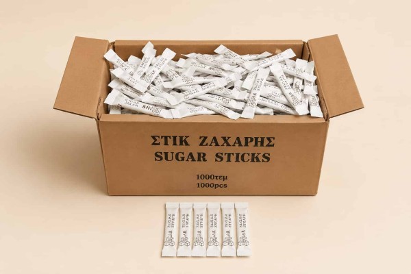 Λευκη Ζαχαρη sticks 1000 ΤΕΜ