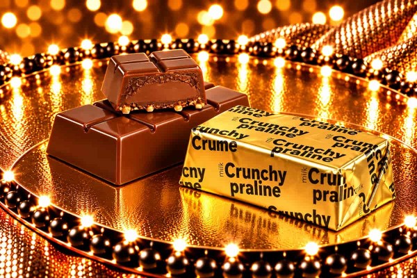 Κέρασμα Crunchy Praline Milk με Πραλίνα Φουντουκιού και Croquant Φιστικιού Χονδρικής Κέρασμα Crunchy Praline Milk με Πραλίνα Φουντουκιού και Croquant Φιστικιού Χονδρικής
