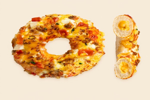 Pizza Donut Γεμιστό Cheeseburger Style Χονδρική