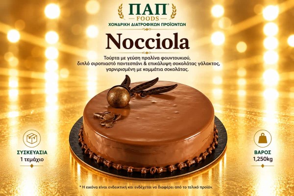 Τούρτα Nocciola Hazelnut Praline Cake 1,25kg Χονδρικής