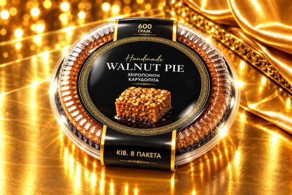 Χειροποίητη Καρυδόπιτα Δώρου 600g Χονδρικής Χειροποίητη Καρυδόπιτα Δώρου 600g Χονδρικής