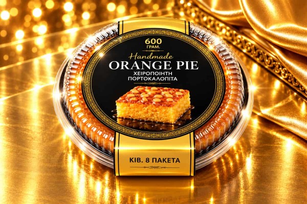 Χειροποίητη Πορτοκαλόπιτα Δώρου 600g Χονδρικής Χειροποίητη Πορτοκαλόπιτα Δώρου 600g Χονδρικής