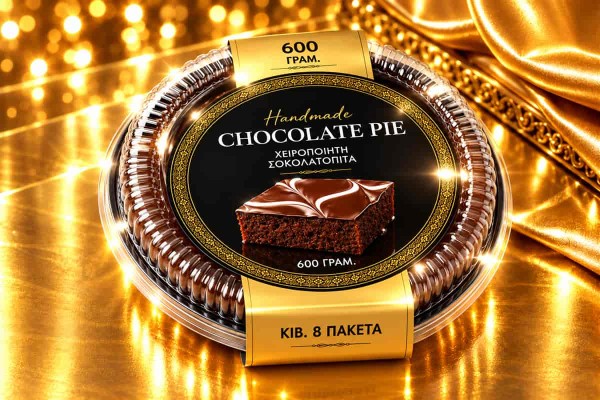 Χειροποίητη Σοκολατόπιτα Δώρου 600g Χονδρικής Χειροποίητη Σοκολατόπιτα Δώρου 600g Χονδρικής