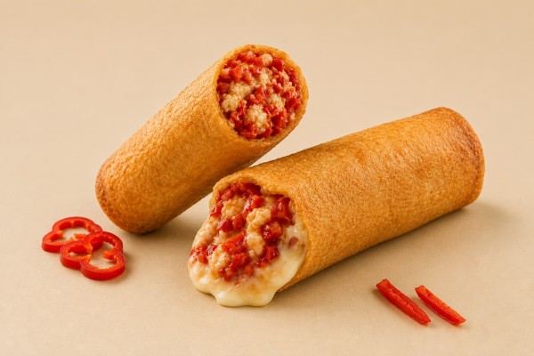 Mini Spring Rolls με Φέτα & Κόκκινη Πιπεριά 35gr Χονδρική Mini Spring Rolls με Φέτα & Κόκκινη Πιπεριά 35gr Χονδρική