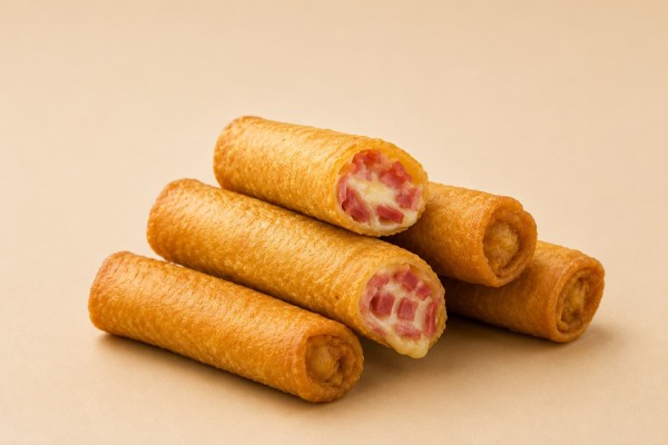 Mini Spring Rolls με Τυριά & Αλλαντικά 35gr Χονδρική